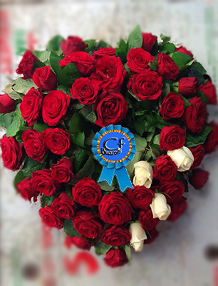 Coroana funerara Trandafiri